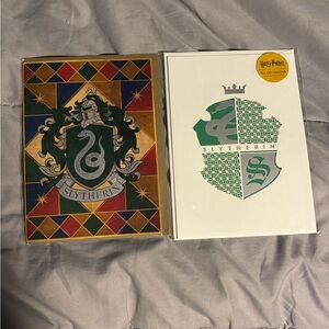 Slytherin Crest Blank Cards